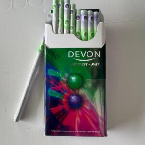 DEVON Blueberry Mint ( 2 เม็ดบีบ มวนเล็ก)
