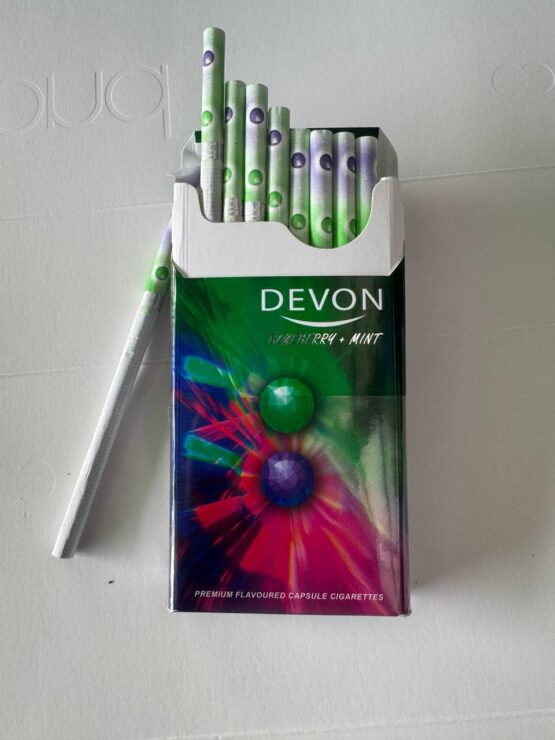DEVON Blueberry Mint ( 2 เม็ดบีบ มวนเล็ก)